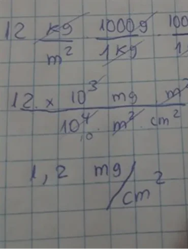 Comment convertir nm en kg ?