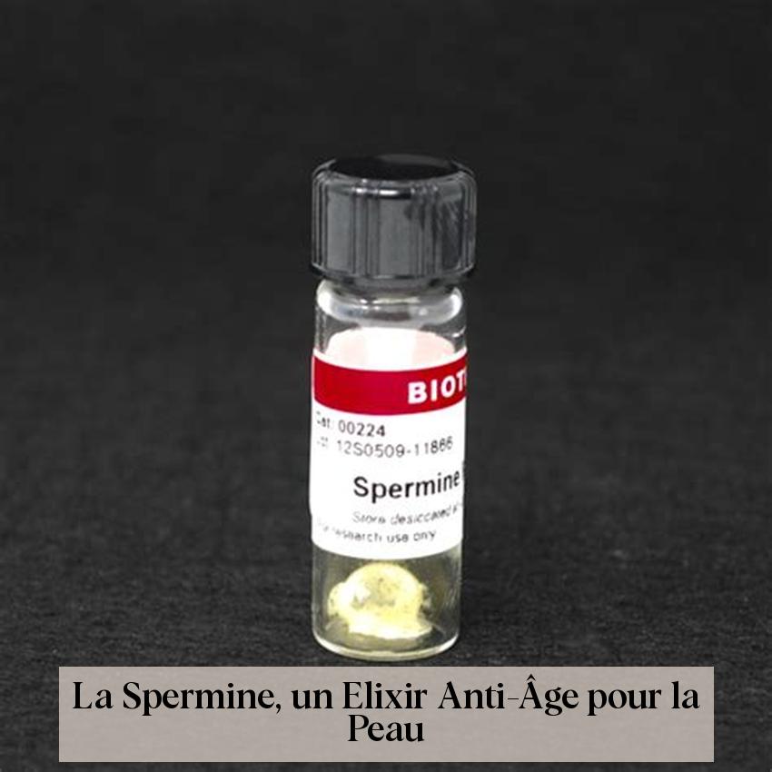 La Spermine, un Elixir Anti-Âge pour la Peau