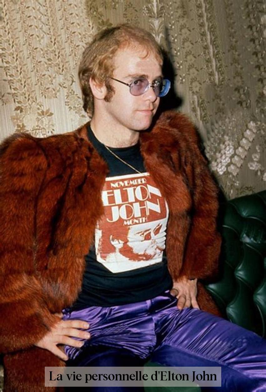 La vie personnelle d'Elton John