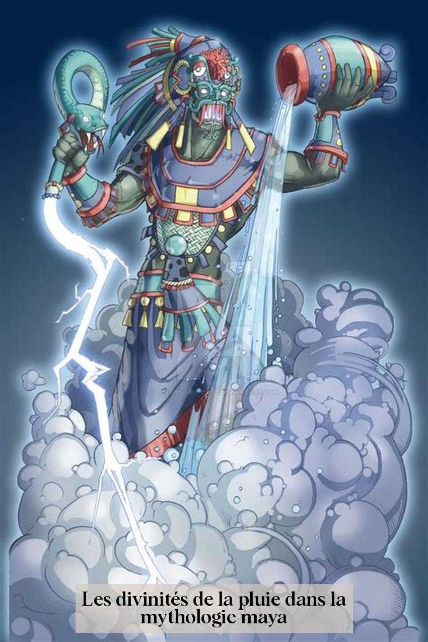 Les divinités de la pluie dans la mythologie maya