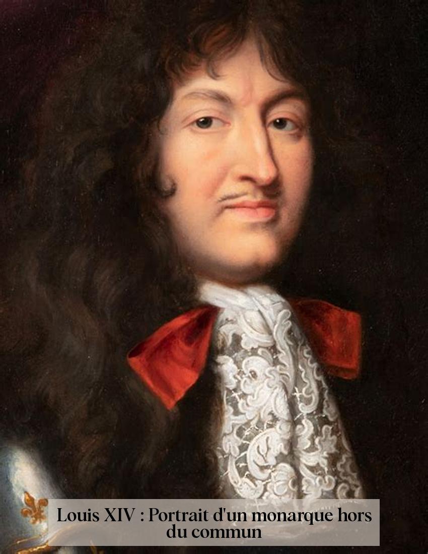 Louis XIV : Portrait d'un monarque hors du commun