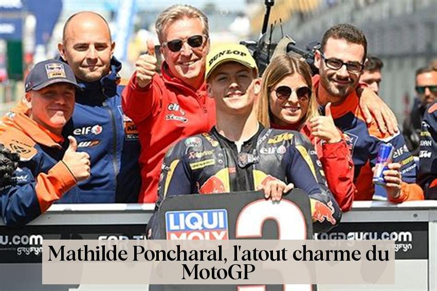 Mathilde Poncharal, l'atout charme du MotoGP