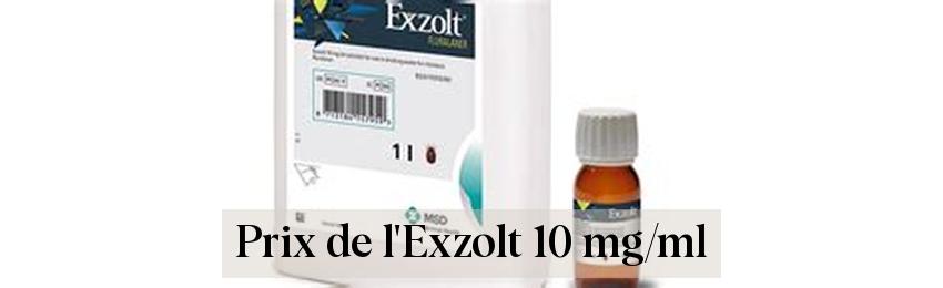 Prix de l'Exzolt 10 mg/ml