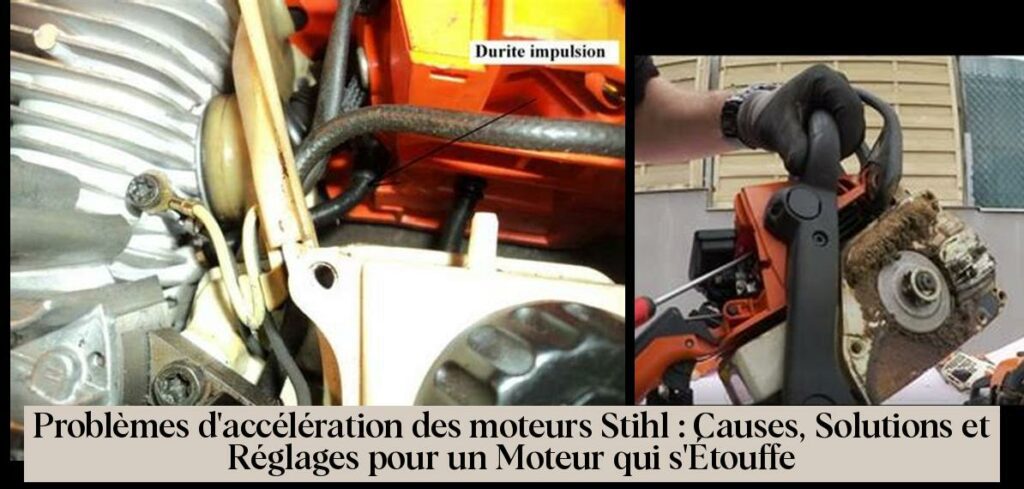 Tronçonneuse Qui Sétouffe à Laccélération