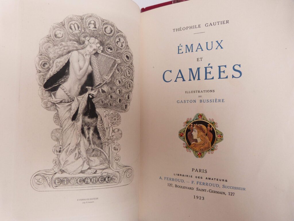 Émaux et Camées - Recueil de 37 poèmes publié en 1852, Émaux et camées est le sommet de l'art poétique de Théophile Gautier. La plupart des textes qui le constituent sont octosyllabiques.
